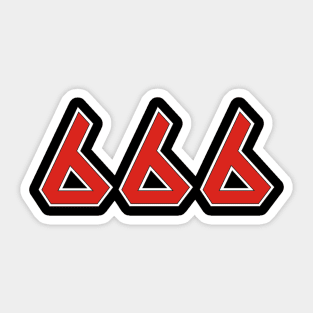 666 Sticker